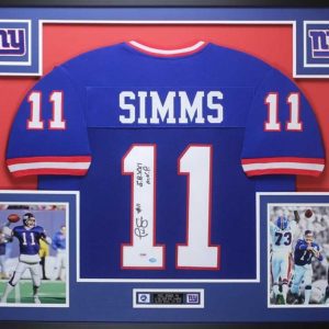 Phil Simms Autographed Authenticated NFL Jersey Custom