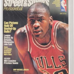 Michael Jordan Autographed Authenticated Street & Smiths Mint condition