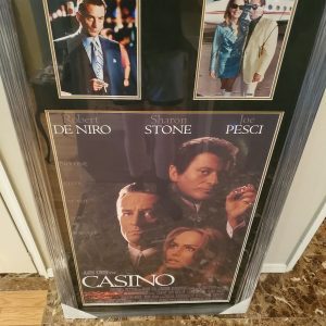 Casino XL Robert Deniro Sharon Stone Autographed Authenticated