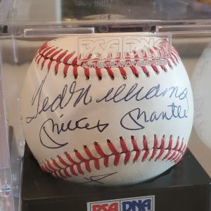 500 HR 11 Autographed PSA Authenticated Baseball