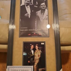 Casino rare poster with Deniro and Stone Autographed Authenticated