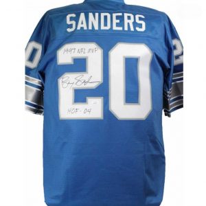 Barry Sanders Autographed Authenticated NFL MVP Jersey