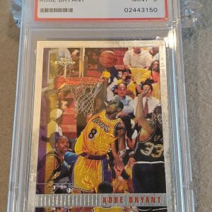 1997 Kobe Bryant Topps Chrome Refractor Mint 9