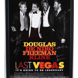 Last Vegas Douglas Deniro Freeman Kline Autographed Authenticated Custom framed