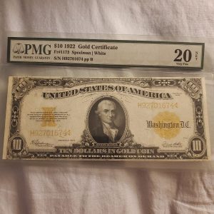 US $10 Gold Certificate
