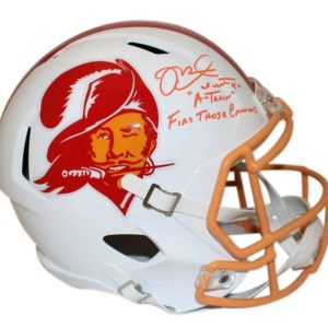 Mike Alstott Autographed