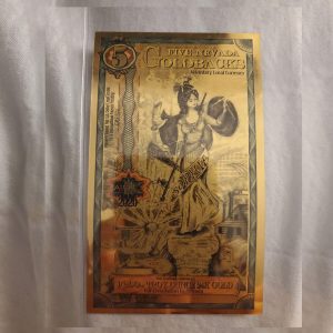 5 Nevada Goldbacks Gold 1/200