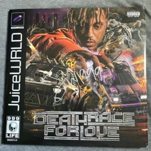 Juice World Autographed Authenticated Album Double Orange Vinyl