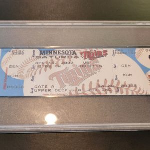 CAL Ripken Jr. 3000th Hit PSA ticket