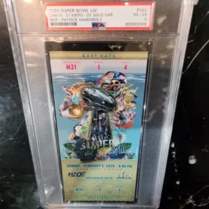 2020 Super Bowl LIV Full PSA ticket